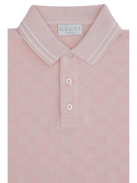 25FW [키즈] 구찌 폴로 셔츠 825157XJHBA 5399 PINK - GUCCI