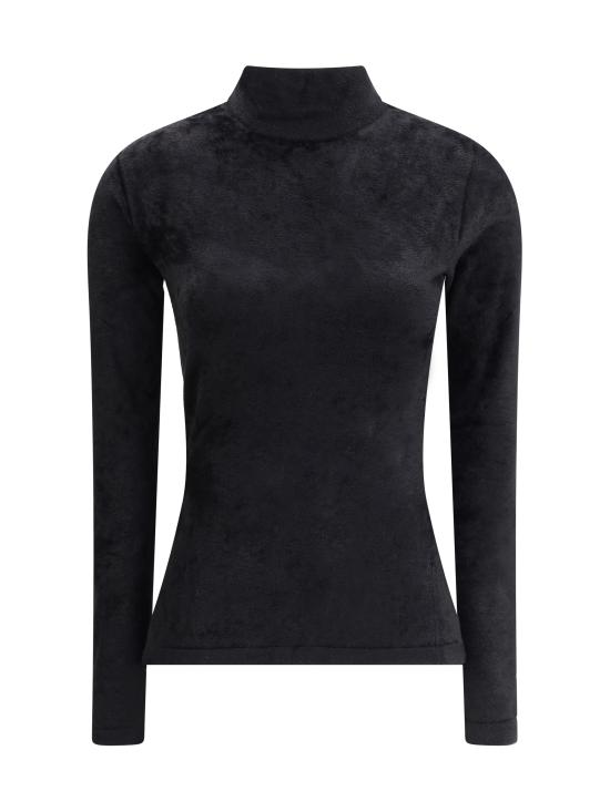 25FW 베르사체 터틀넥 10219371A15704 1B000 BLACK