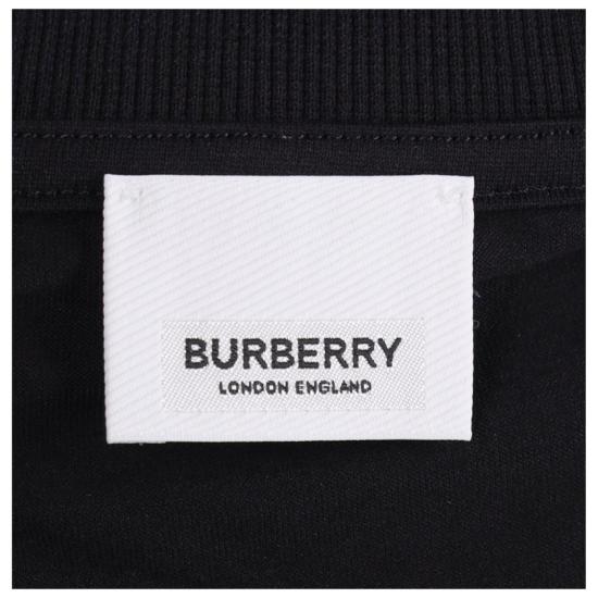  버버리 반팔 티셔츠 8052965 Black - BURBERRY