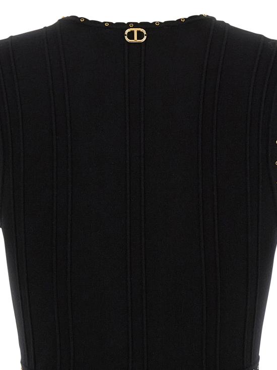 25FW 트윈셋 숏 원피스 252TP327200006 Black - TWINSET