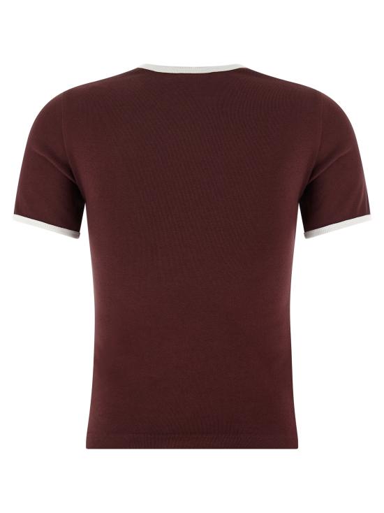 25FW 쿠레쥬 탑 125JTS017JS0203B213 Bordeaux - COURREGES