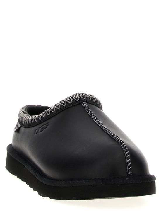 25FW 어그 타스만 레더 리제너레이트 뮬 1163890BLK Black - UGG