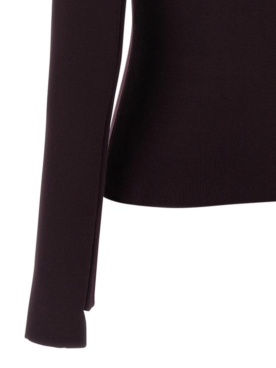 25FW 쿠레쥬 터틀넥 425MPU260FI00014010 Bordeaux - COURREGES
