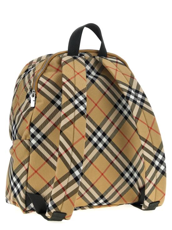 26FW 버버리 체크 백팩 8091312SAND Beige - BURBERRY