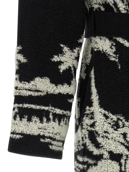 25FW 알라누이 트렌치 코트 LWHQ003E25KNI003100F100F White Black - ALANUI