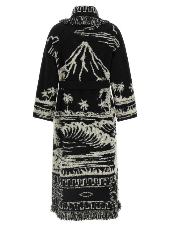 25FW 알라누이 트렌치 코트 LWHQ003E25KNI003100F100F White Black - ALANUI