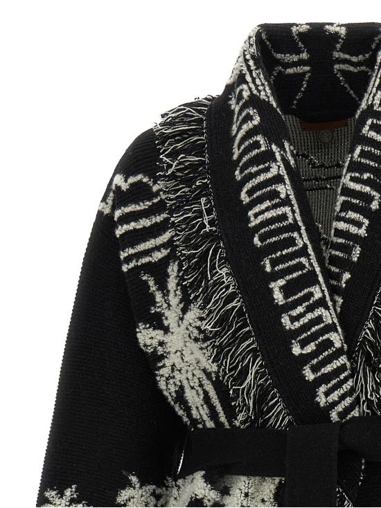 25FW 알라누이 트렌치 코트 LWHQ003E25KNI003100F100F White Black - ALANUI