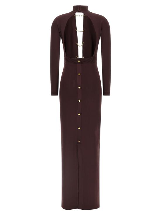 25FW 엘리자베타프랜치 롱 원피스 AM29S57E2EA4 Bordeaux - ELISABETTA FRANCHI