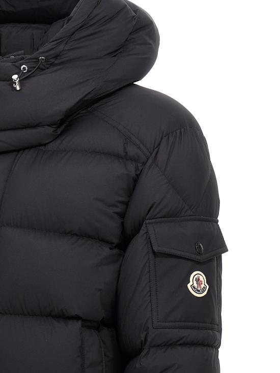 25FW 몽클레어 마야 70 후드 쇼트 다운 자켓 1A0020553333999 BLACK DOM - MONCLER