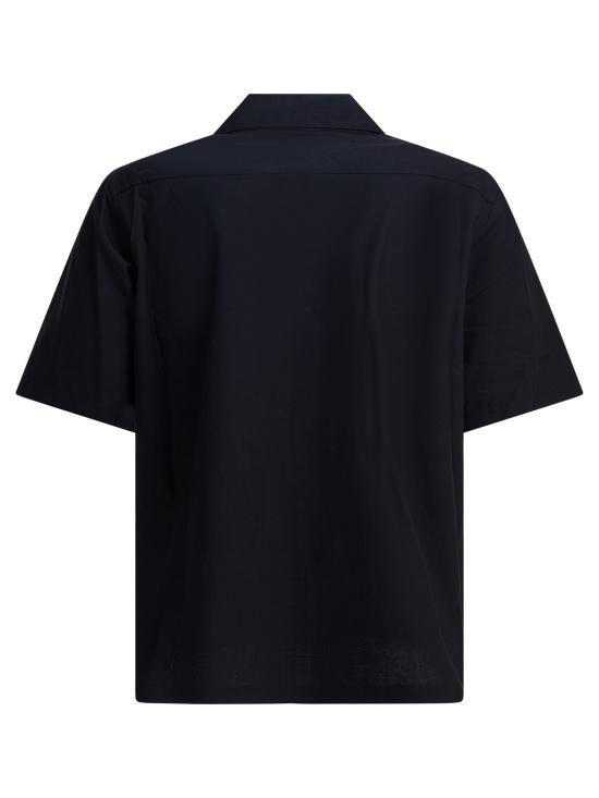 25SS 오라리 반팔 셔츠 A25SS02WT TOP DARK NAVY DOM - AURALEE