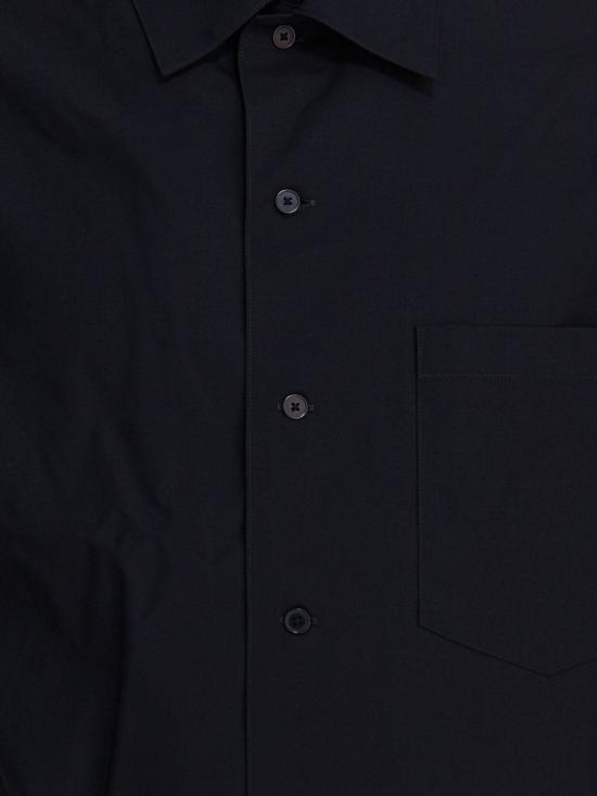 25SS 오라리 반팔 셔츠 A25SS02WT TOP DARK NAVY DOM - AURALEE