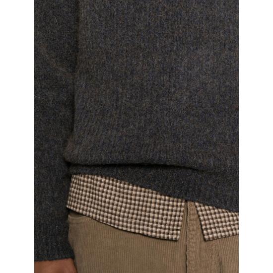 25FW 선플라워 Yak 야크 크루넥 스웨터 3033 YAK DRNVY BLUE - SUNFLOWER