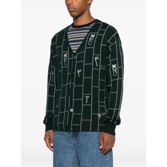 25FW 메종 라비쉬 가디건 YMFARREREGOLF SCARA GREEN - MAISON LABICHE