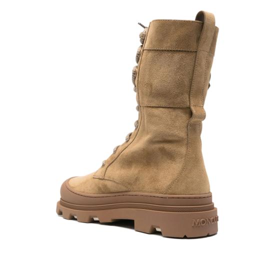 25FW 몽클레어 베라 하이 스웨이드 레이스업 부츠  M7410 4F001 50 24D NEUTRALS - MONCLER