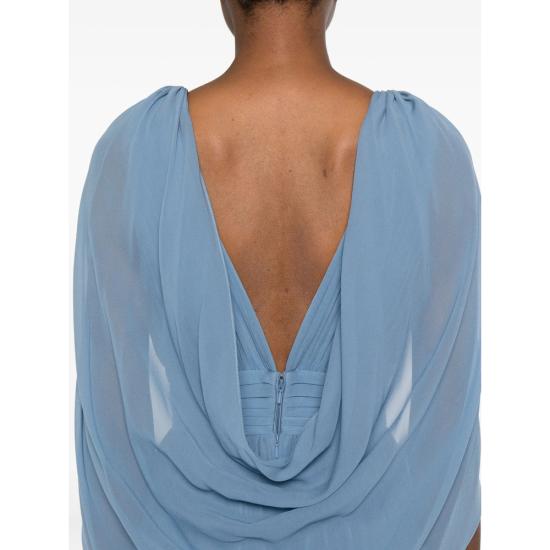 25FW 엘리 사브 원피스 D0838 ORBLU BLUE - ELIE SAAB