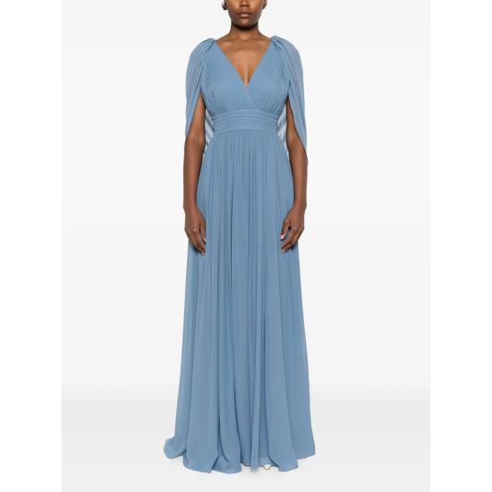 25FW 엘리 사브 원피스 D0838 ORBLU BLUE - ELIE SAAB