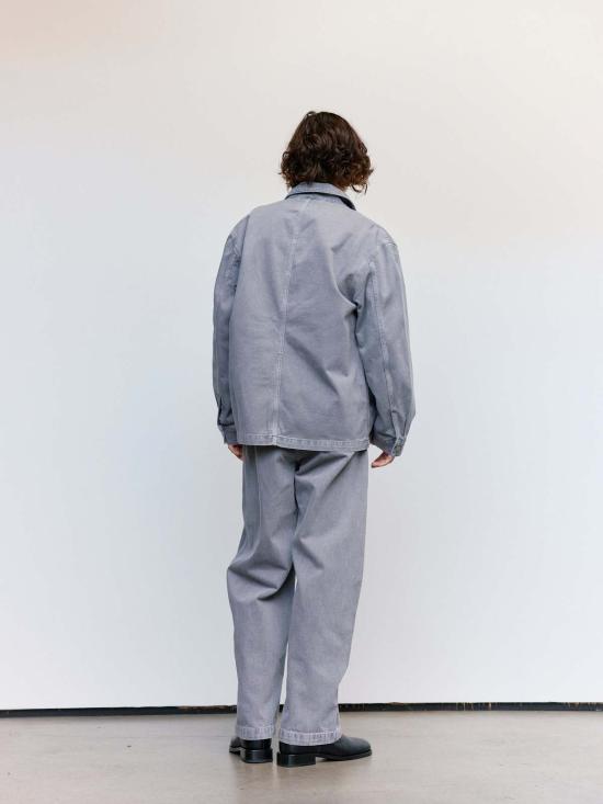  르메르 데님 자켓 헤더 데님 워크웨어 오버셔츠 - LEMAIRE