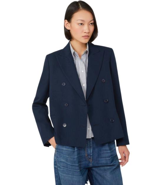 25FW 위켄드막스마라 수트 자켓 2525046061600 002 38 Blue - WEEKEND MAX MARA