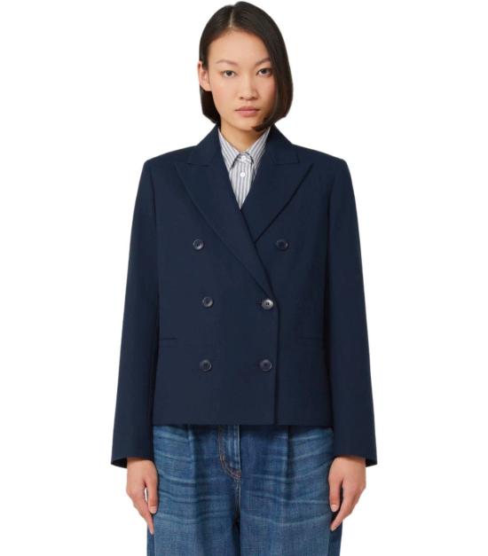 25FW 위켄드막스마라 수트 자켓 2525046061600 002 38 Blue - WEEKEND MAX MARA