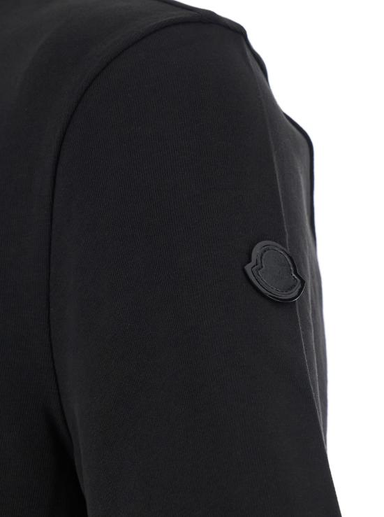 25FW 몽클레어 몽클레르 x EE72 바이 에드워드 에니풀 코튼 티셔츠 8C0000189AUG999 Black - MONCLER