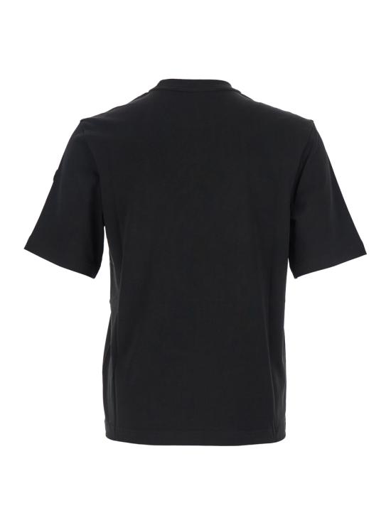 25FW 몽클레어 몽클레르 x EE72 바이 에드워드 에니풀 코튼 티셔츠 8C0000189AUG999 Black - MONCLER