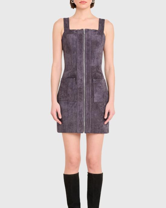  아만다 업리차드 숏 원피스 아만다 업리처드 베커 드레스 그래파이트 - AMANDA UPRICHARD