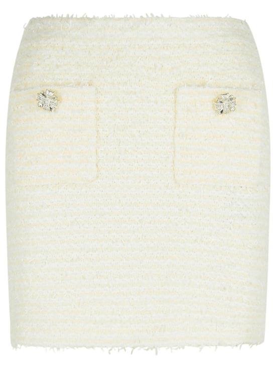 25FW 셀프 포트레이트 스커트 AW25 028SK C CREAM White