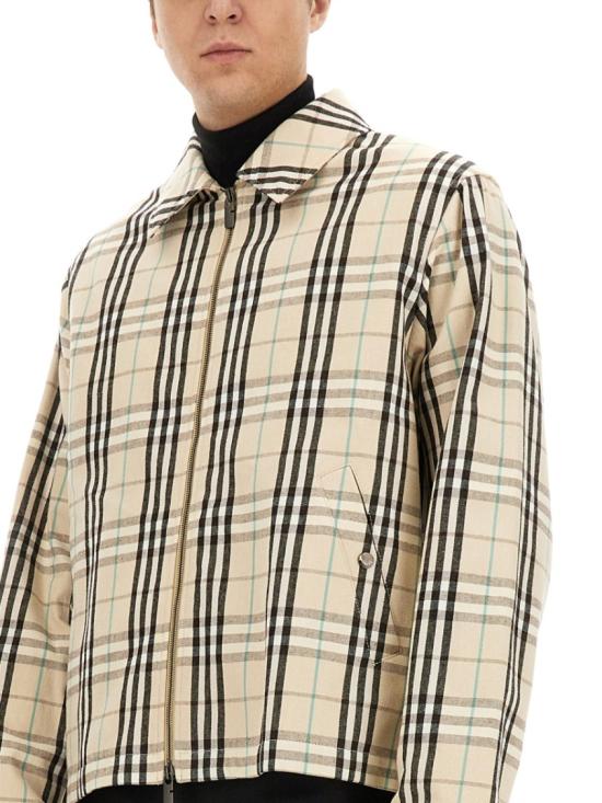  버버리 체크 코튼 해링턴 자켓 8101040 C1849 Neutrals - BURBERRY