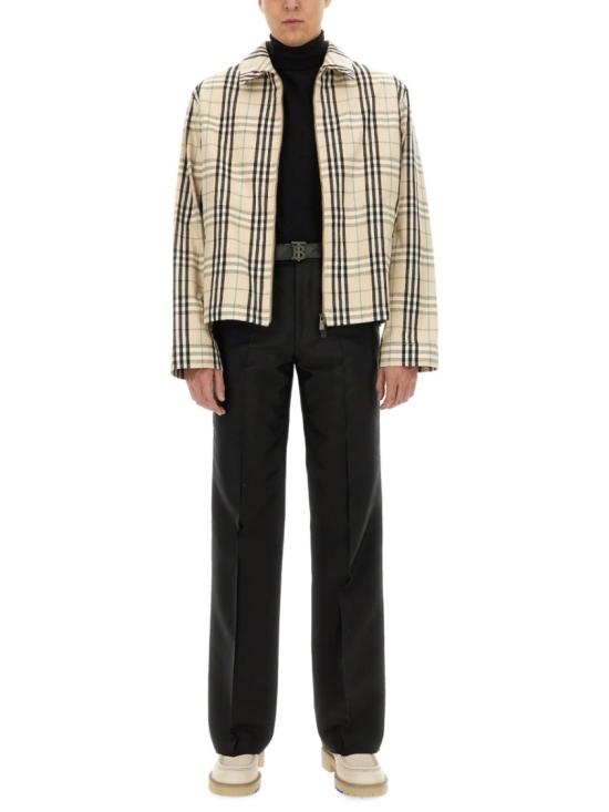  버버리 체크 코튼 해링턴 자켓 8101040 C1849 Neutrals - BURBERRY