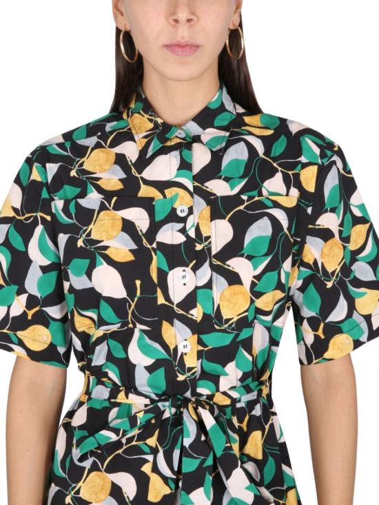  라 더블제이 미디 원피스 DRE0441 COT001ORH0001 Multicolor - LA DOUBLEJ