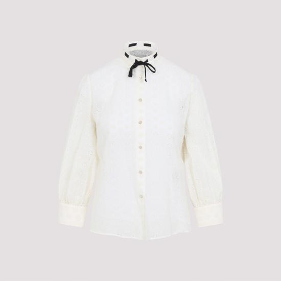 25FW 발렌티노 가라바니 셔츠 7B3AB7P39EU White - VALENTINO GARAVANI