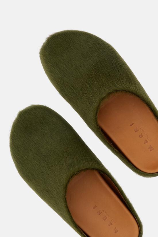 25FW 마르니 뮬/슬리퍼 SBMR000600P412200V58 Green - MARNI