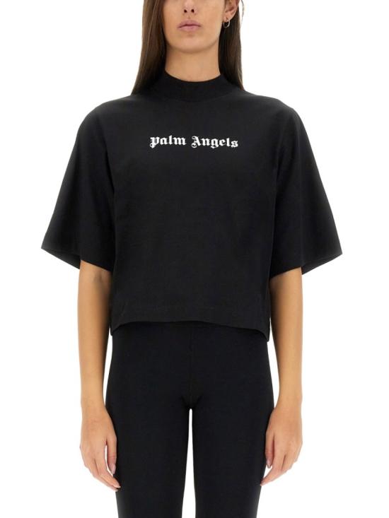 25SS 팜앤젤스 반팔 티셔츠 PWAA020 C99JER0161001 Black