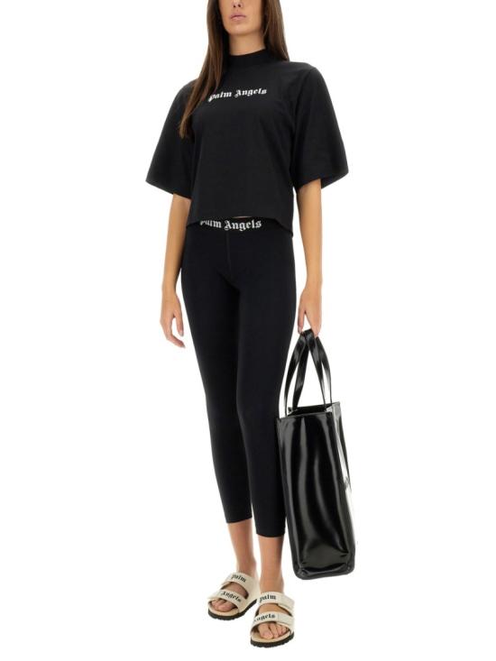 25SS 팜앤젤스 반팔 티셔츠 PWAA020 C99JER0161001 Black - PALM ANGELS