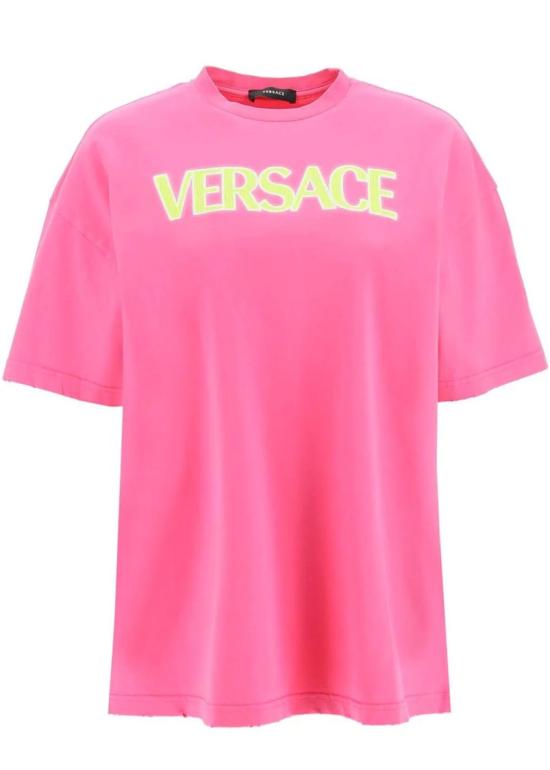  베르사체 반팔 티셔츠 1008174 1A06534 2PA50 Pink