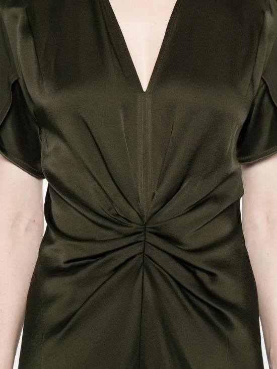 25FW 빅토리아 베컴 원피스 1425WDR005195DDARK OLIVE Green - VICTORIA BECKHAM