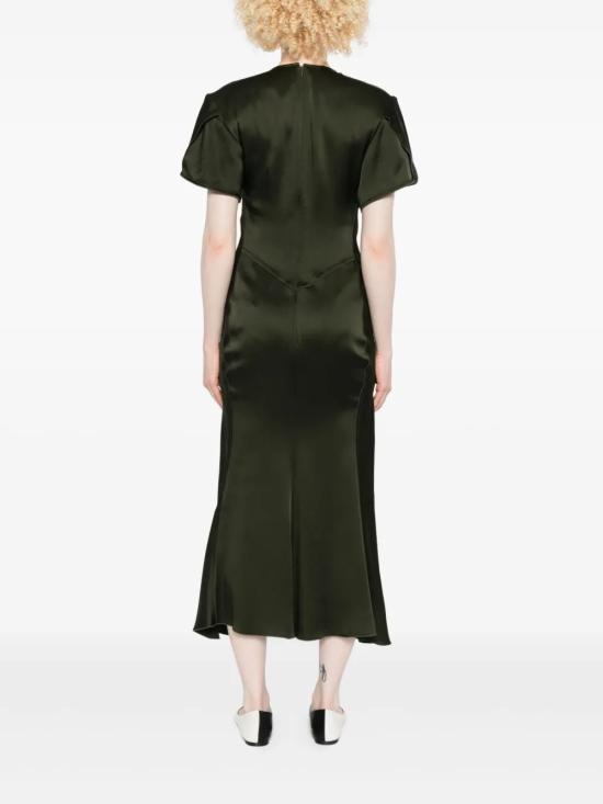 25FW 빅토리아 베컴 원피스 1425WDR005195DDARK OLIVE Green - VICTORIA BECKHAM