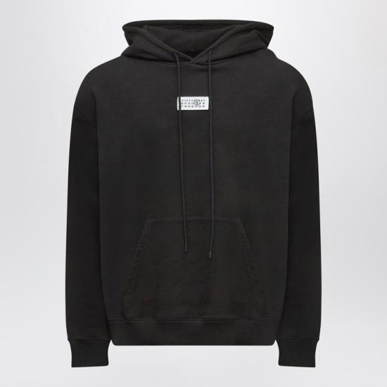  MM6 메종마르지엘라 후드 티셔츠 SH0GU0033M25025 Black