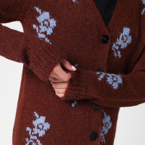 25FW 질샌더 가디건 J02HP0045J14786 Brown - JIL SANDER