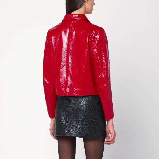 25FW 카셀 가죽 자켓 015LE Red - CASSELL