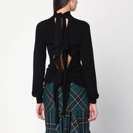 25FW 모스키노 터틀넥 09015400 Black - MOSCHINO