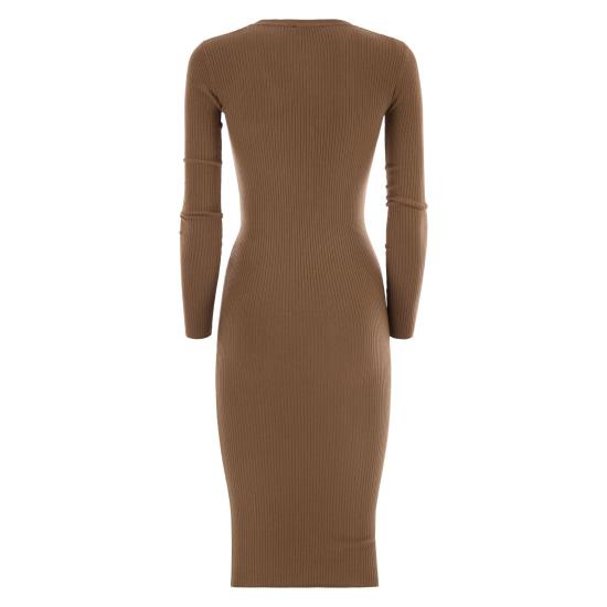 25FW 엘리자베타프랜치 미디 원피스 AM10B56E2 BROWN - ELISABETTA FRANCHI