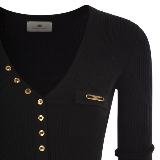 25FW 엘리자베타프랜치 미디 원피스 AM10B56E2 BLACK - ELISABETTA FRANCHI