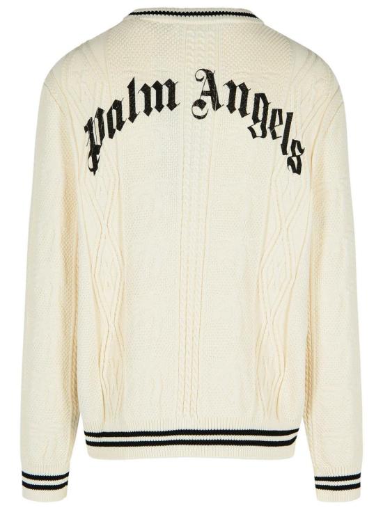 25SS 팜앤젤스 스웨터 PMHE058S25KNI0020310 WHITE - PALM ANGELS