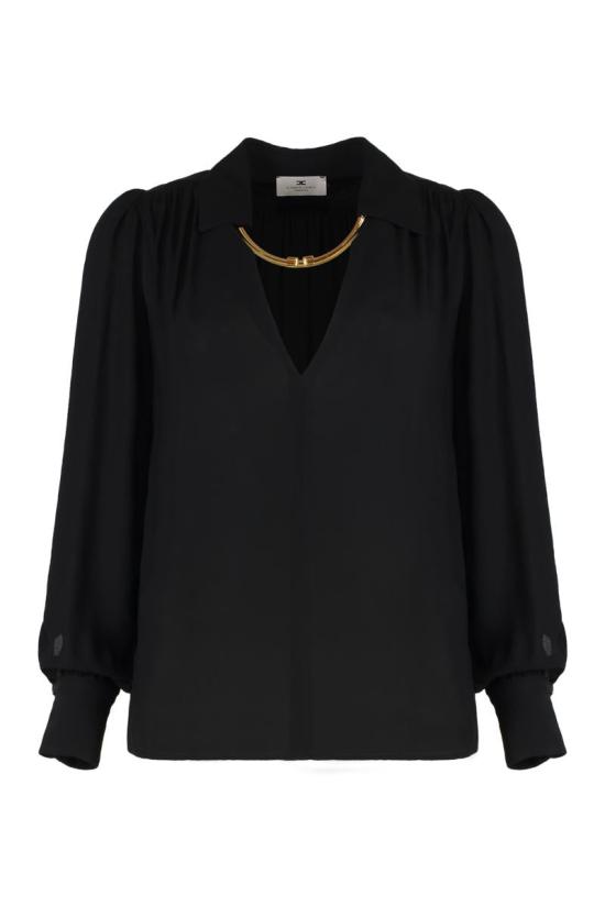 25FW 엘리자베타프랜치 블라우스 CA12356E2 110 Black