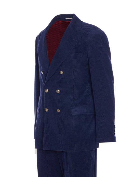 25FW 브루넬로 쿠치넬리 수트 세트 MV415LDPM2C011 BLUE - BRUNELLO CUCINELLI