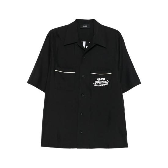 25FW 아미리 반팔 셔츠 AMSTCA1194 BLACK Black