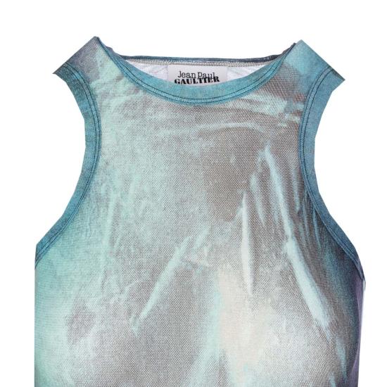25FW 장 폴 고티에 탑 TO309M004P5557 BLUE - JEAN PAUL GAULTIER