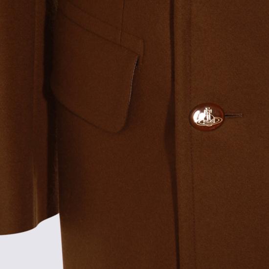 25FW 비비안웨스트우드 코트 3301001NW019ZWD402 BROWN - VIVIENNE WESTWOOD