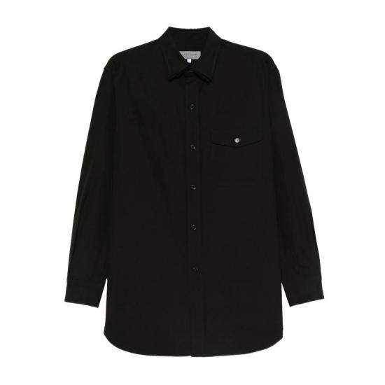 25FW 요지 야마모토 긴팔 셔츠 HLB03001 BLACK Black
